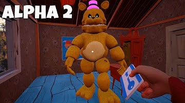 Fast Fredbear in Alpha 2 (Hello Neighbor)