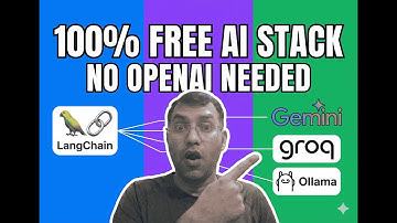Build AI Apps for FREE: LangChain + Gemini, Groq & Ollama (2025 Guide)