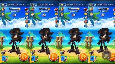 Sonic Dash 2025 - Wave Event - Outlaw Shadow Max Level Gameplay 