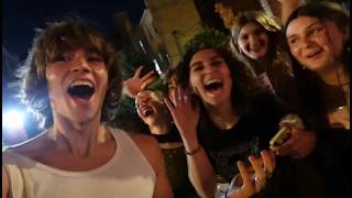 health freak goes to a frat party?