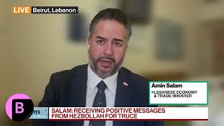 In Full: Lebanese Minister Amin Salam on Cease-Fire, Economy