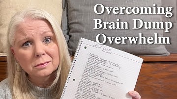 Overweldiging door een braindump overwinnen