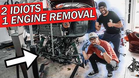 Het verwijderen van de 2.5 Duratec Swap uit de NC Miata - drie keer is scheepsrecht...