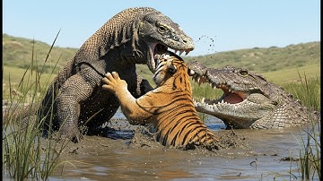 Komodo Dragon Epic Battles: Apex Predator Showdown