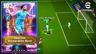 😱 MARMOUSH 103 SHOWTIME DRIBLE EXPLOSIVO no EFOOTBALL 2025 MOBILE