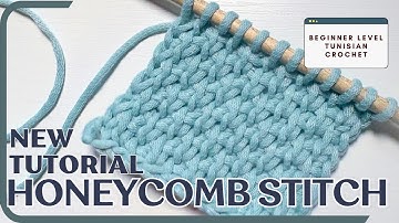 Tunesisch haken voor beginners: leer de TSS + TKS honingraatsteek!