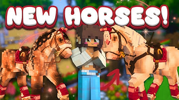 BIG HORSE GLOWUP! | SWEM Realistic Models Review [MC Equestrian]