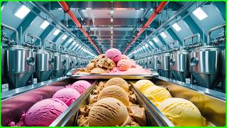 How Ice Cream Is Made in a Mega Factory With Modern Technology