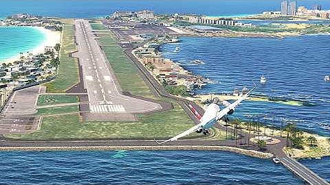Dangerous Crosswind Landing Attempt! SWISS A320 Go Around at St. Maarten Airport