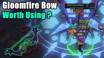 Testing Gloomfire Bow on Runescape