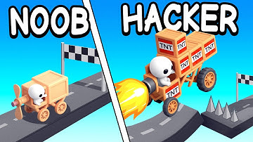 Noob vs Pro vs Hacker Car in Ride Master