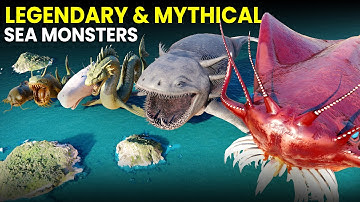 Legendary & Mythical Sea Monsters Size Comparison