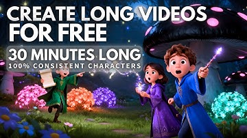 How I Create 30 Minute Long AI Videos for FREE | Consistent Characters, No Watermark, Complete Guide