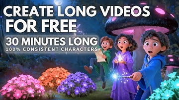 How I Create 30 Minute Long AI Videos for FREE | Consistent Characters, No Watermark, Complete Guide
