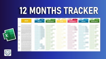 Excel Tracker Tutorial: Build a 12-Month Progress Dashboard with Conditional Formatting