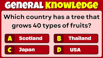 General Knowledge Quiz | Trivia Quiz | GK Quiz | Facts | GK Quiz With Explanation | Mixed Trivia