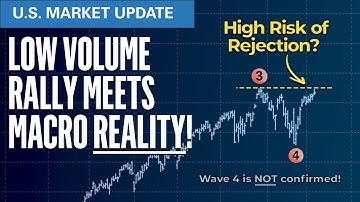 Low-Volume Rally Meets Macro Reality - Key Levels! | Elliott Wave S&P500 VIX Technical Analysis