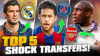 Luis Figo To Real Madrid, Sol Campbell To Arsenal! | Most SHOCKING Football Transfers