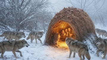 Trapped in a Deadly Blizzard | -50°C Snowstorm and wolves, I
