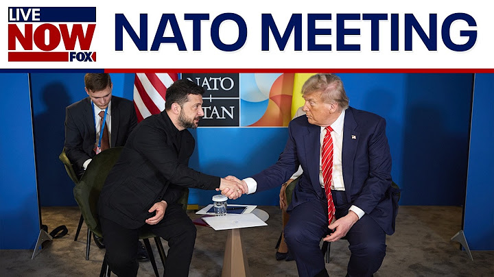 NATO summit: Trump meets with Zelenskyy, considers 'patriot missiles' for Ukraine