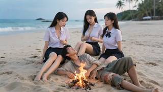 窮小夥意外被囚禁荒島救下3個絕美校花，憑藉過人的荒野生存技能俘獲所有美女的芳心，從此開啟逆襲人生！#我和3个绝美校花