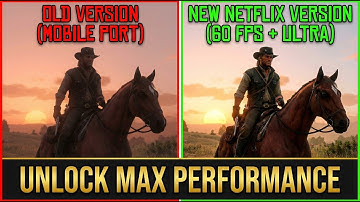 How to Play Red Dead Redemption Mobile NETFLIX at 60 FPS! (Max Settings Unlocked)