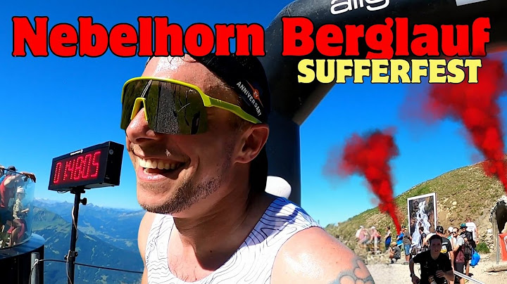 Nebelhorn Berglauf - Das Sufferfest von Oberstdorf | 10km & 1.400km