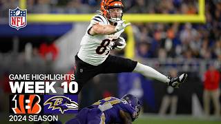 Cincinnati Bengals vs. Baltimore Ravens Game Highlights | NFL 2024 Season Week 10