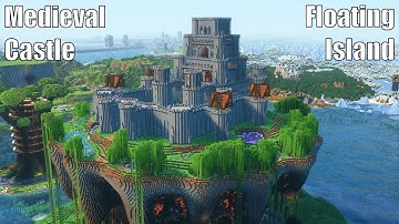 🏰 Minecraft Medieval Castle on Floating Island Timelapse | Epic Build