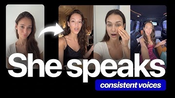 I gave my AI influencer a consistent voice (new method)