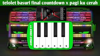 Telolet Basuri Final Countdown X Pagi Ku Cerah QQ Trans Nabila || Pianika Basuri