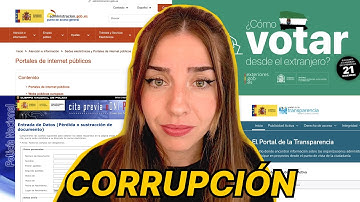 Webs públicas: corrupción e incompetencia