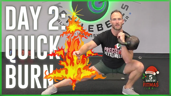 Quick Full Body Burn | 30 Minute Kettlebell Workout | Day 2 – 5 Days of FitMas