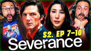 SEVERANCE SEASON 2 Episode 7, 8, 9, & 10 REACTION! Adam Scott | Tramell Tillman |  Emmys 2025