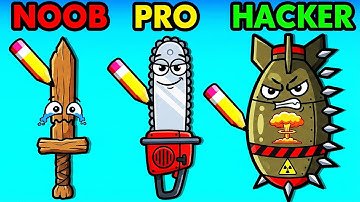 NOOB vs PRO vs HACKER Draw Weapon