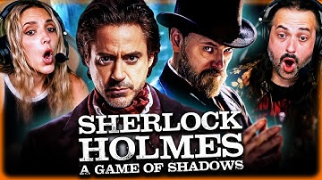 SHERLOCK HOLMES: A GAME OF SHADOWS (2011) IS BRILLIANTLY FUN!! MOVIE REACTION!! Robert Downey Jr.
