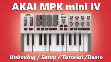 AKAI MPK mini IV MIDI Keyboard Controller | Unboxing / Setup / Tutorial / Demo