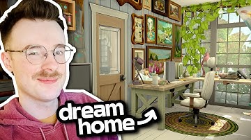 i built my dream home in The Sims 4 🪻🌿