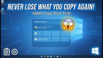 Never Lose Copied Text Again - How to Use Windows Clipboard History