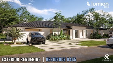 Exterior Rendering and Animation in Lumion 2025  | Residence 8445