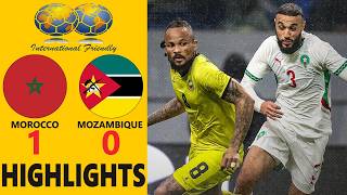 MOROCCO vs MOZAMBIQUE | FIFA INTERNATIONAL FRIENDLY MATCH 2025 | GOALS & EXTENDED HIGHLIGHTS