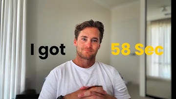 Give me 58 seconds and I