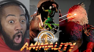 Street Fighter Fan Reacts to Animalities in Mortal Kombat 1 Khaos Reigns