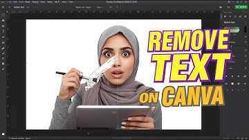 Erase Text Instantly! - how to remove text from photo using Canva tutorial