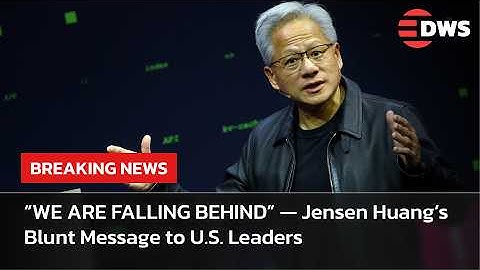 JENSEN HUANG WARNS: “China Is Winning the AI Race” — Urgent U.S. Wake-Up Call | DWS News | AI14