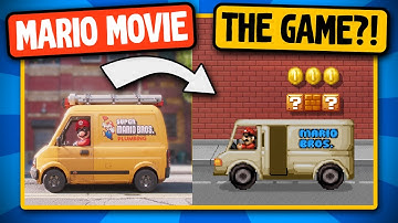 Someone made the MARIO MOVIE into a GAME?!