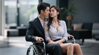 Girl had sex with CEO in wheelchair,he ripp clothes his head in chest to suck on her,full of love!