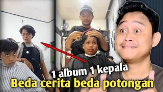 REACTION VIDEO LUCU || SEKETIKA TUKANG PANGKAS LAGI TINGGI..