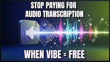How to Transcribe ANY Audio/Video Locally – Free Tool Vibe Explained