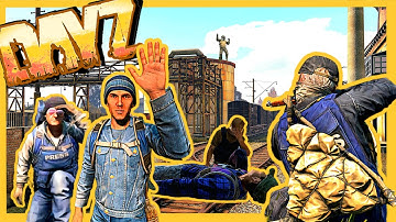 DayZ - What Happends When You Team-up With 4 RANDOM Survivors On OFFICIAL?